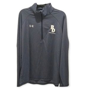 Under Armour Half Zip Striped Heat Gear Sweat Shirt